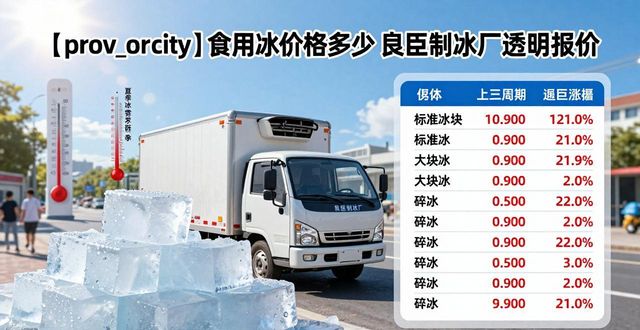 承德食用冰价格多少 良臣制冰厂透明报价