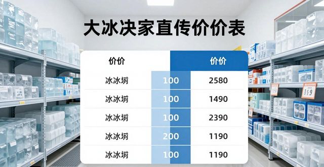 大冰块批发厂家怎么选？承德直供渠道靠谱吗