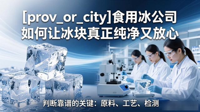 承德食用冰公司如何让冰块真正纯净又放心